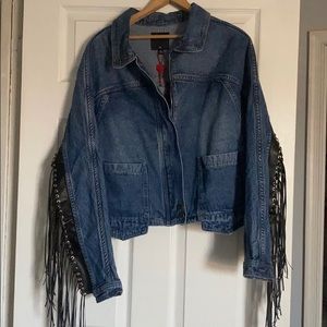 True Religion Fringe Jean Jacket